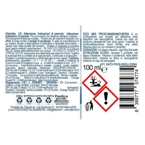 Deo Mix Profuma Biancheria per...