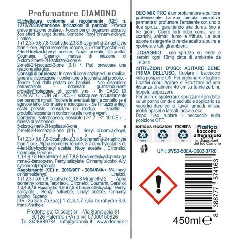 Deo Mix Pro Diamond 450 ml...