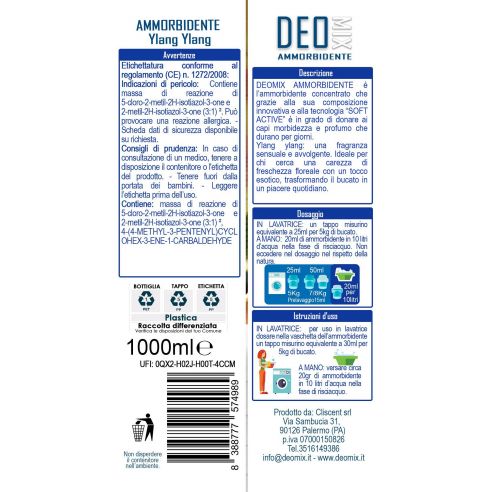 Deo Mix Ylang Ylang 1000 ml...