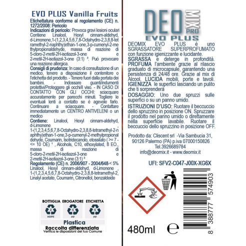Deo mix Evo Plus 4 in 1 Vanilla...