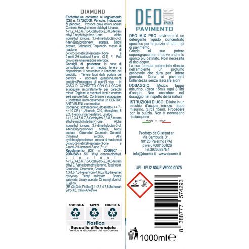 Deo Mix Pro Diamond 1000 ml Detersivo...