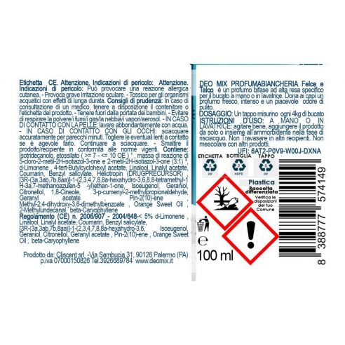 Deo Mix Casa Profuma Biancheria Felce...