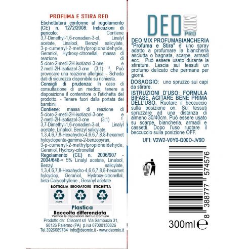 Deo Mix Casa Red Profuma e Stira 300...
