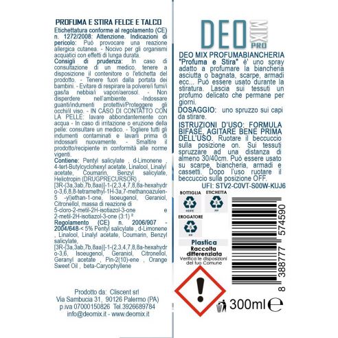 Deo Mix Casa Felce e Talco Profuma e...